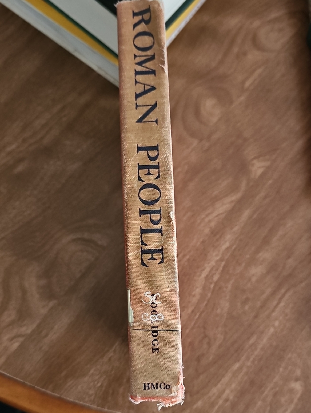 Roman People Hardcover Book - Tan Spine with Black Lettering